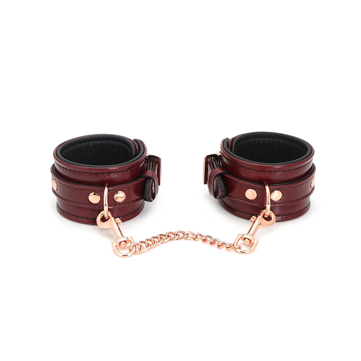 Liebe Seele Wine Red Ankle Cuffs