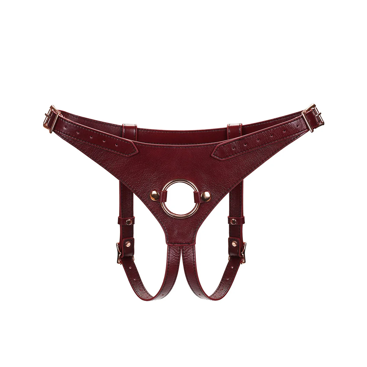 Liebe Seele Wine Red Strap On Harness